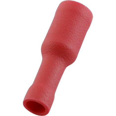Cosse cylindrique RS PRO, Isolé, Rouge