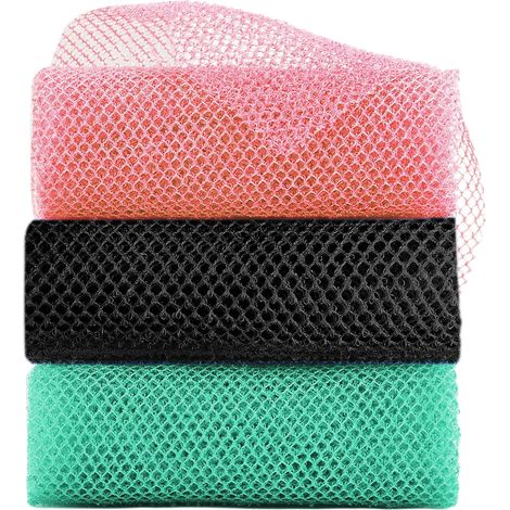 Lot de 3 serviettes de bain - noire 3080 + rose 3080 + vert lac 3080 (1/5)
