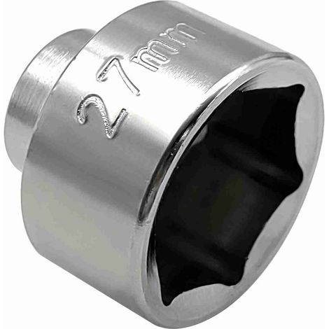 Clé à filtre à huile à profil bas de 27 mm, douille de remplacement à 6 points pour Mercedes-Benz Classe A, Mini, Kia, Nissan et autres (1/5)