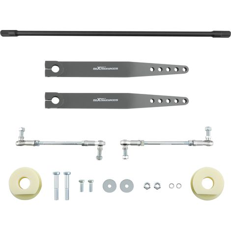 KIT BARRE STABILISATRICE AVANT AVEC BRAS EN ACIER FOR JEEP WRANGLER TJ LJ 97-06 (1/5)