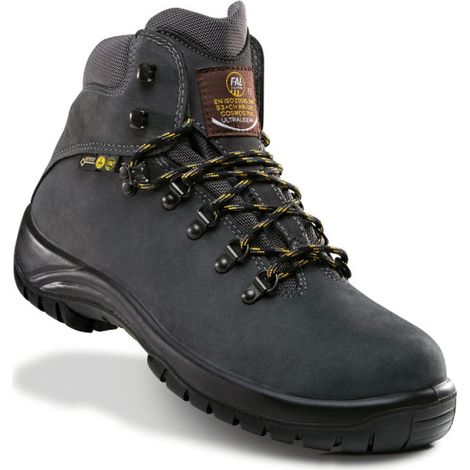 Botas de seguridad en piel nobuck hidrofugadas S3+SRC+CI+WR EN20345 Fal Gore-Tex GTX600 COSMOS TOP 35