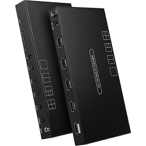 MV4341 Répartiteur HDMI quadruple écran 4K 30 Hz 4 entrées/1 sortie, type de prise : (noir) (1/4)