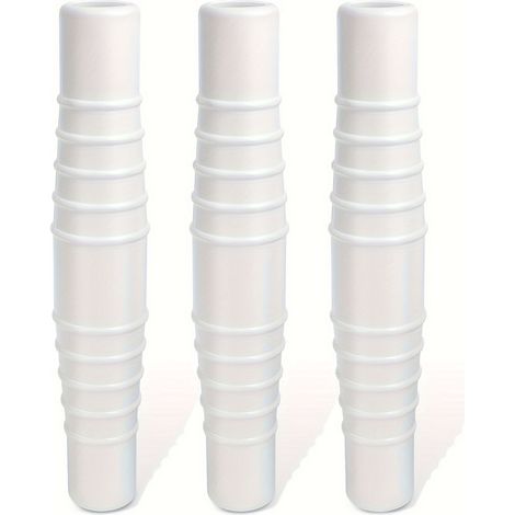 Kit de raccords pour tuyau de piscine en 3 pièces, raccords pour tuyaux d'eau de piscine, raccords de tuyau 1-1/4" x 1-1/2" (1/5)