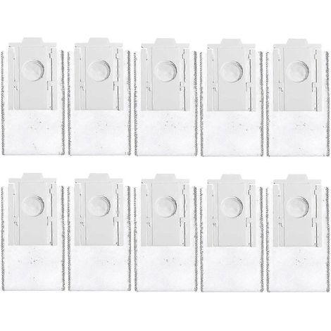 10 sacs à poussière de rechange pour station de nettoyage robot Jet Bot+ Jet Bot Ai+ Vca-rdb95 (1/5)