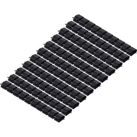 100Pcs Solar Panel Cable Clip PA66 Plastic Insulated PV Wire Fixing Management Tool (1/5)
