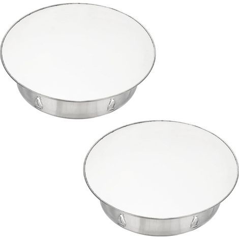 Chimney cover, adjustable seal, round hole cover, suitable for 160 mm diameter pipes, silver - 2 pieces (1/5)