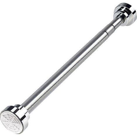 Barre de rideau de douche télescopique extensible en acier inoxydable 40-55 cm (1/4)
