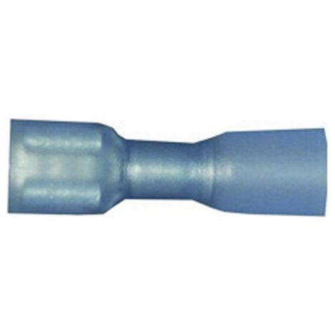 Cosse clip 6.3 mm x 0.8 mm Vogt Verbindungstechnik 3966h avec gaine thermorétractable 180 ° entièrement isolé bleu 1 pc(s) D23038 (1/4)