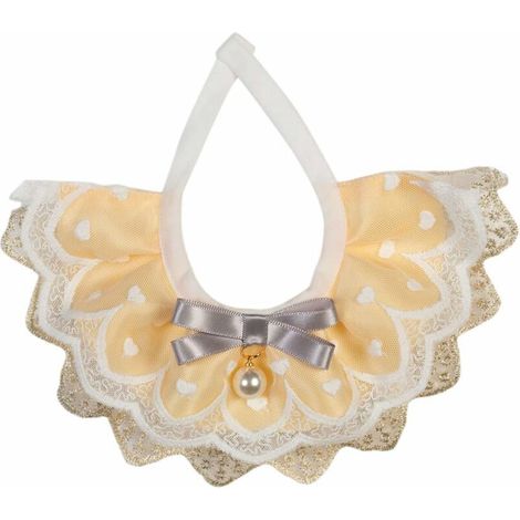 2PCS Collier pour Chien Chat Mignon Bavoir écharpes Collier Sangle de Cou pour Animaux de Compagnie idée Costume pour Animaux domestiques (style A - L-Tour de cou: 30 -35cm） (1/5)