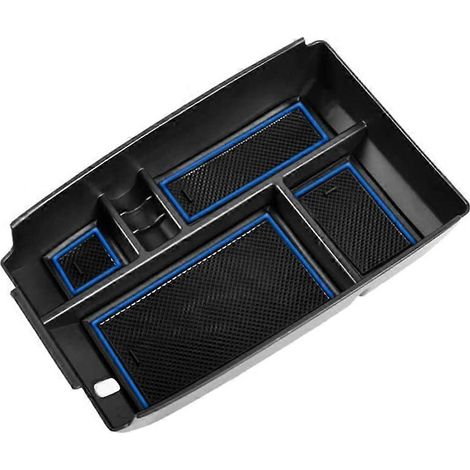Organiseur de console centrale pour Ford Bronco Sport 2021 et Escape 2020-2022, boîte de rangement secondaire pour accoudoir, bleu (1/5)