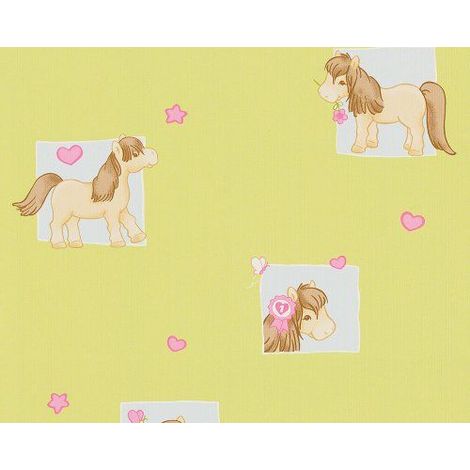 A.S. Creation Papier peint Boys & Girls multicolore vert 10,05 m x 0,53 m 935582