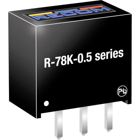 RECOM R-78K5.0-0.5 DC/DC-Wandler  5 V 0.5 A 2.5 W  Inhalt 1 St.