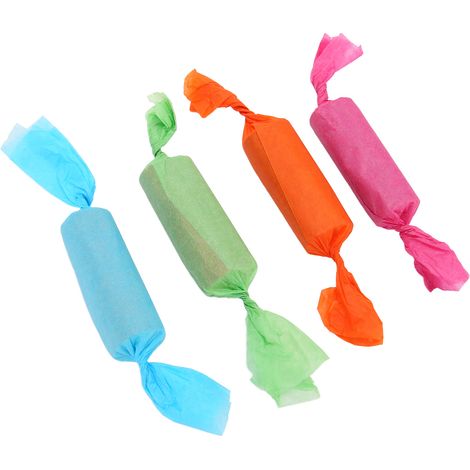 Lot de 4 bâtonnets Sola pour perroquets, jouets interactifs et amusants en forme de bonbons, à mâcher pour perruches, calopsittes et perruches ondulées. (1/5)