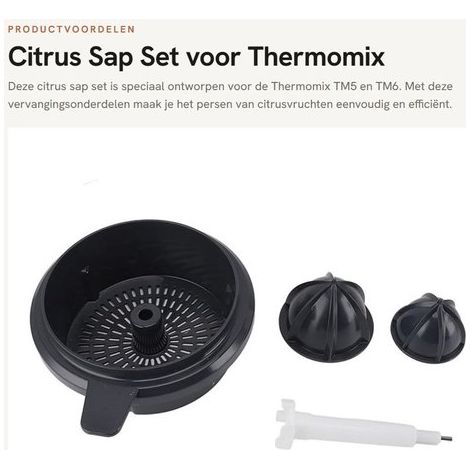Pieza para el exprimidor de cítricos Thermomix TM5 TM6，Accesorio exprimidor de naranjas，Material plástico (1/5)