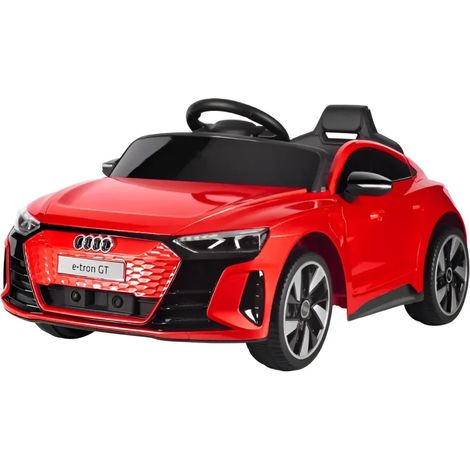 Auto Elettrica Bambini 12V Audi GT Rossa con Ruote e Telecomando