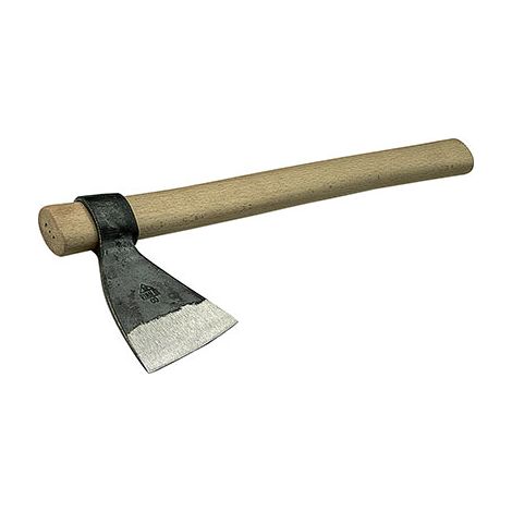 SCURE ASCIA GENOVA 314 RINALDI  ACCIAIO FORG/FAGGIO GR 400 H.CM 45 SM.MM 30X47
