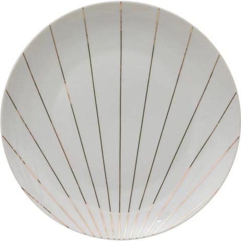 Lot de 6 Assiettes Plates "Le Collectionneur" 27cm Blanc (1/2)