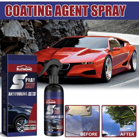 Autolack-Spray – Lackschutz, Fleckenentfernung, Schwärzen und Aufhellen – Nano-Lack-Spray für Autos – 120-ml-Set -- DE (1/5)
