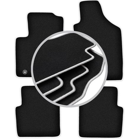 Tapis de sol Carlux argentés pour : Ford Ka MK2 hatchback (2008-2012) (1/5)