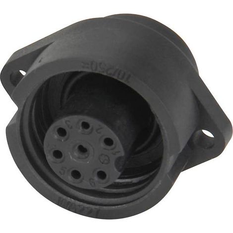 Weipu 814063 Connettore circolare Presa verticale Tot poli: 6 + PE Serie (connettore circolare): WA 1 pz.