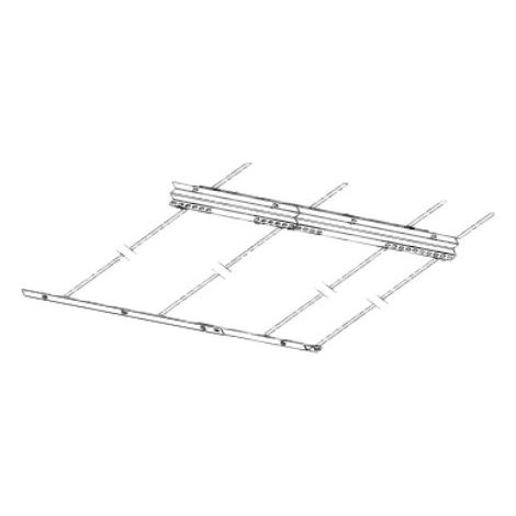 Kit fissaggio zincato per 3 colonne L. 2,5mq per tetto a falda 5770001100234