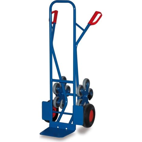 VARIOfit Treppenkarre mit 2 fünfarmigen Radsternen und Luftbereifung Schaufel 300 x 250 mm (1/3)