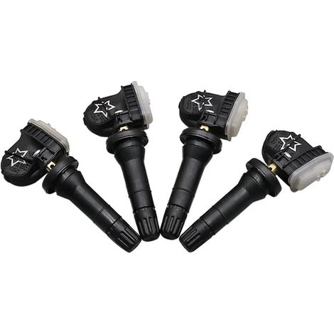 (4 pièces) Capteurs de pression des pneus 1359877 1315 MHz pour véhicules (4 pièces) compatibles avec Buick Bolt, Cadillac, Chevrolet Cruze, Suburban, GMC Yukon. Références : 13598772 et 13516164. (1/5)