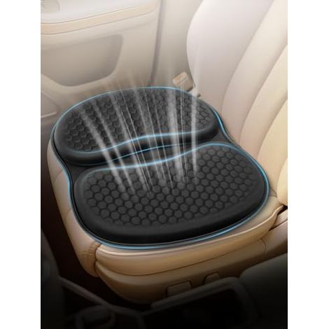Honeycomb Auto Gelkissen Weich Atmungsaktiv Behalten Sie ein Erfrischendes Gefühl bei Für Komfort sorgen Dieses Sitzkissen Bürostuhl Eignet Sich für alle Jahreszeiten für Auto Büro Heimrollstuhl (1/5)