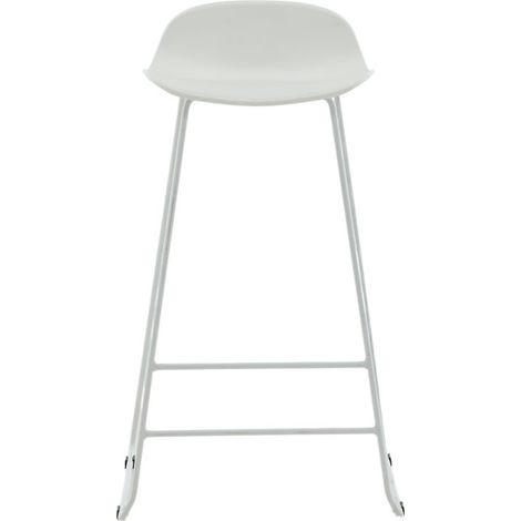Tabouret de bar en acier et plastique Wave (1/4)