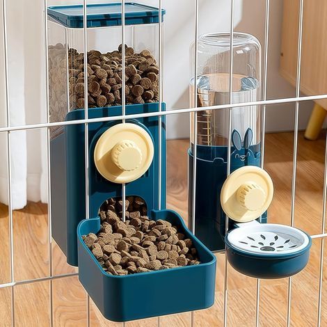 Hängender Haustierkäfig mit Trinkbrunnen: Hängender Trinkbrunnen für Meerschweinchen, automatischer Futterspender für Katzen, Kaninchen, Hunde und Meerschweinchen (1/5)