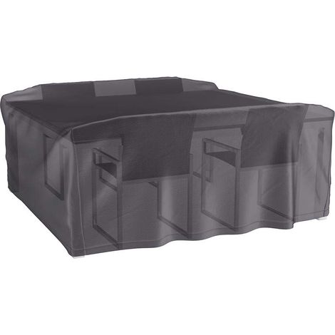 Housse pour mobilier de jardin 7930 150x180x85 AeroCover grise Homms (1/5)