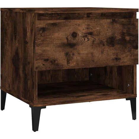 Maison Exclusive - Mesa auxiliar madera contrachapada roble ahuma (1/5)