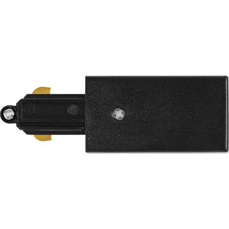 OSRAM Connecteur conducteur principal TRACKLIGHT, noir, dirige l'alimentation de la prise de courant vers le système de rail, design moderne de type loft (1/4)