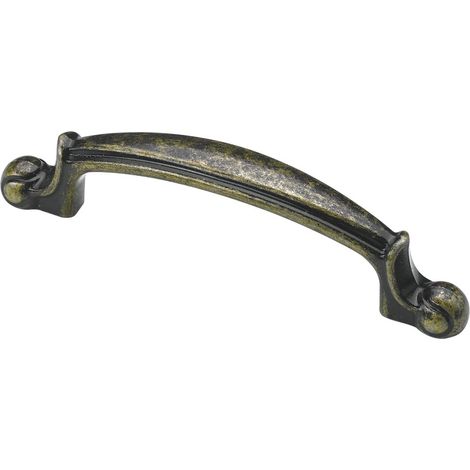 Hettich Möbelgriff Zinkdruckguss gold 12,0 x 88,0 x 22,0 mm - 1 Stück Filzgleiter & Möbelgriffe