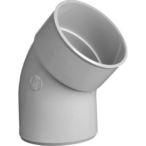 NICOLL Coude mf 45° Ø125 gris