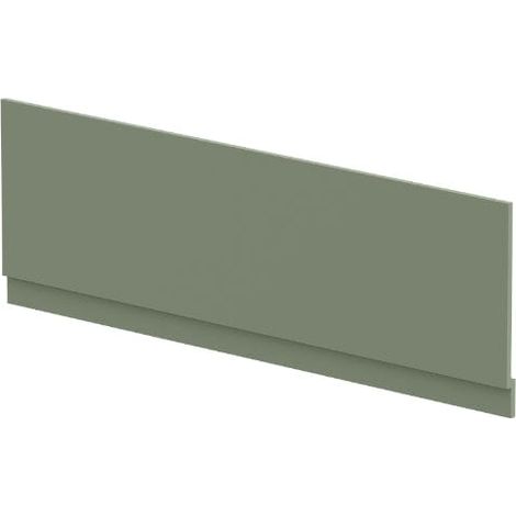 Hudson Reed Juno Straight Front Bath Panel and Plinth 560mm H x 1700mm W - Satin Green