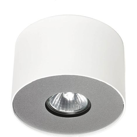 Faretti Spot da soffitto bianco design moderno rotondo Ø13 cm 9 cm GU10 (1/5)