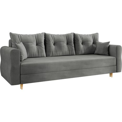 Sofá cama Veldala 101, Manila 16, Almacenaje, 0, 85x231x77cm