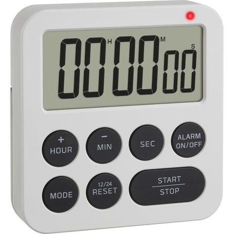 TFA Dostmann  Timer Weiß digital