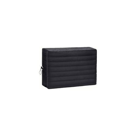 Housse de climatiseur d'intérieur en polyester noir pour systèmes de chauffage central et de refroidissement, protection contre la poussière d'hiver pour la maison et le jardin (43339cm)