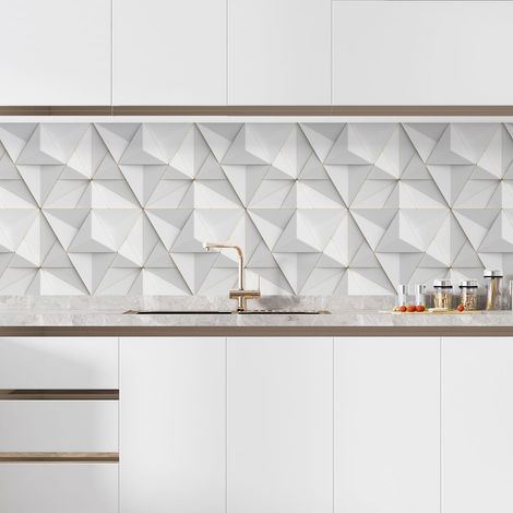 Crédence adhésive cuisine - Design - 65x114 cm - Adhésif MAT (1/5)