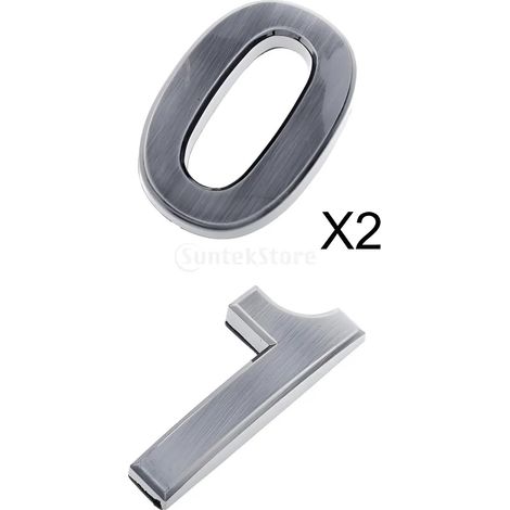 Panneau de numéro en plastique (1/5)