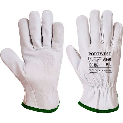 Gant Driver Leder Oves Farbe: Grau Größe XXL - Portwest