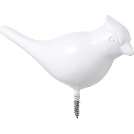 décorative SECFOU en résine blanche en forme d oiseau