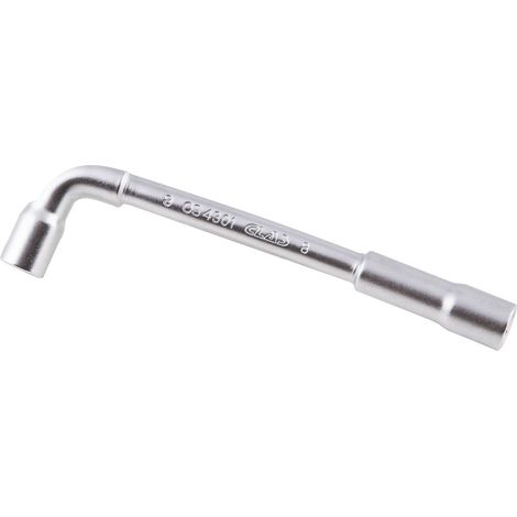Clé à pipe 6 pans 8mm CrV - OS 4301 - CLAS Equipements