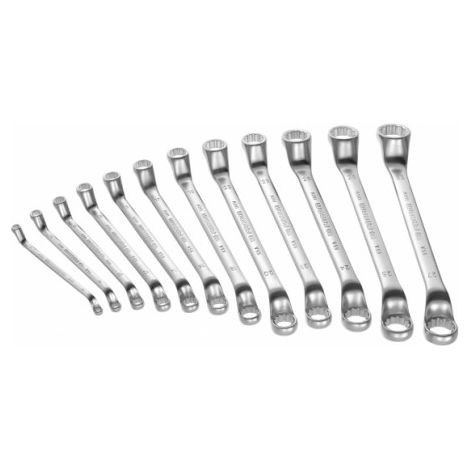 Clé à double tête Facom OGV Clé à double tête à douze têtes Offset in Box, 14 pcs. (1/2)