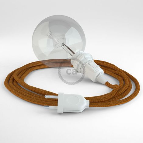 Lampe suspension creative-cables rm22 câble effet soie 5m (1/5)