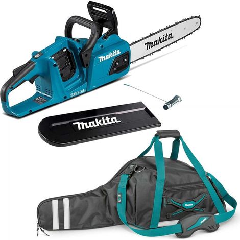 Makita DUC355Z Twin 18v / 36v LXT Cordless 35cm 14"" Chainsaw Li-ion Bare & Bag (1/5)