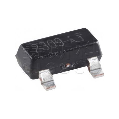 New Energy NCE2309 Serie SOT-23 P-Kanal MOSFET elektronischer Bauteilchip, 1,6 A 60 V, 5 Stück, Montage und Lieferung.