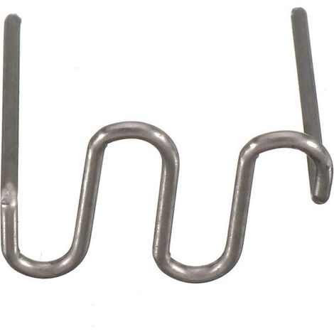 500Pcs Pare-Chocs En Plastique Machine De Soudure Fil De Soudure En Plastique Soudeurs Goujons Apparence Reparation Machine Mending Reparation Standard Pre Cut Waves Staple, 0.6 Mm, Grosses Vagues (1/4)